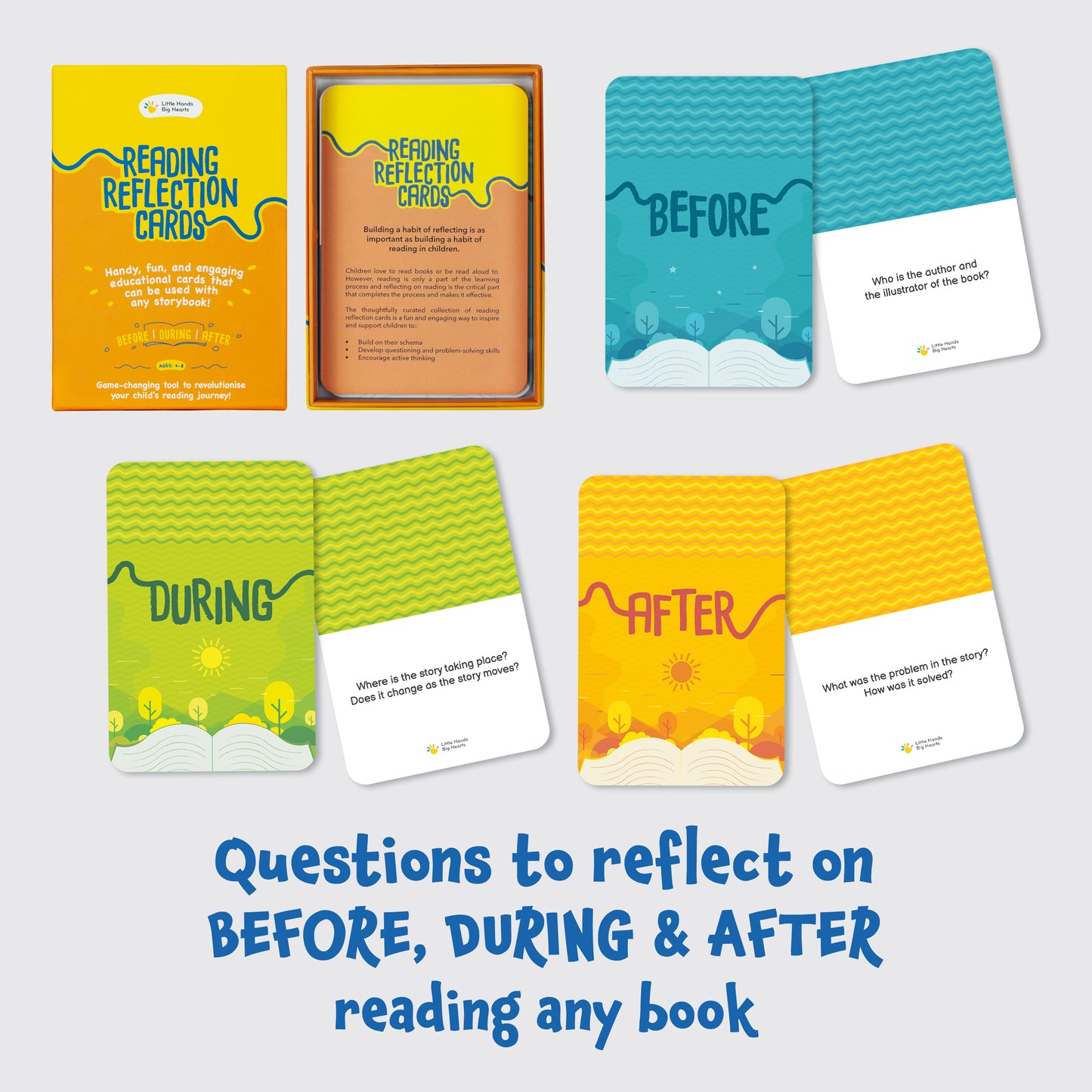 Reading Reflection Cards- 4-8 years