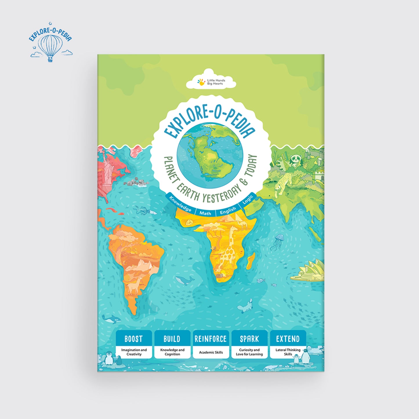Explore-O-Pedia - Planet Earth Yesterday and Today 5 Book Box Set