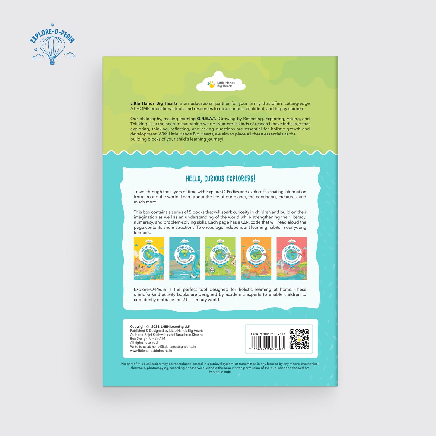 Explore-O-Pedia - Planet Earth Yesterday and Today 5 Book Box Set