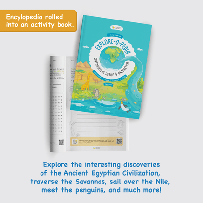 Continents of Africa & Antarctica: Planet Earth Yesterday & Today Series