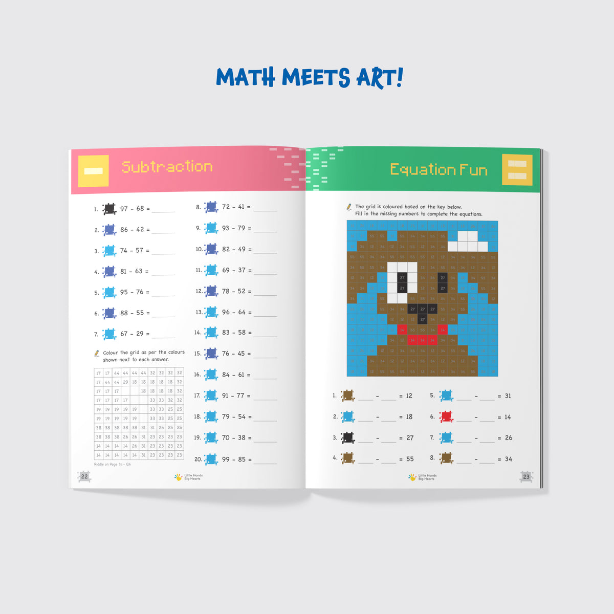 Super Math Problem Solving Super Math: 2-Digit Addition & Subtraction Adventure – littlehandsbighearts