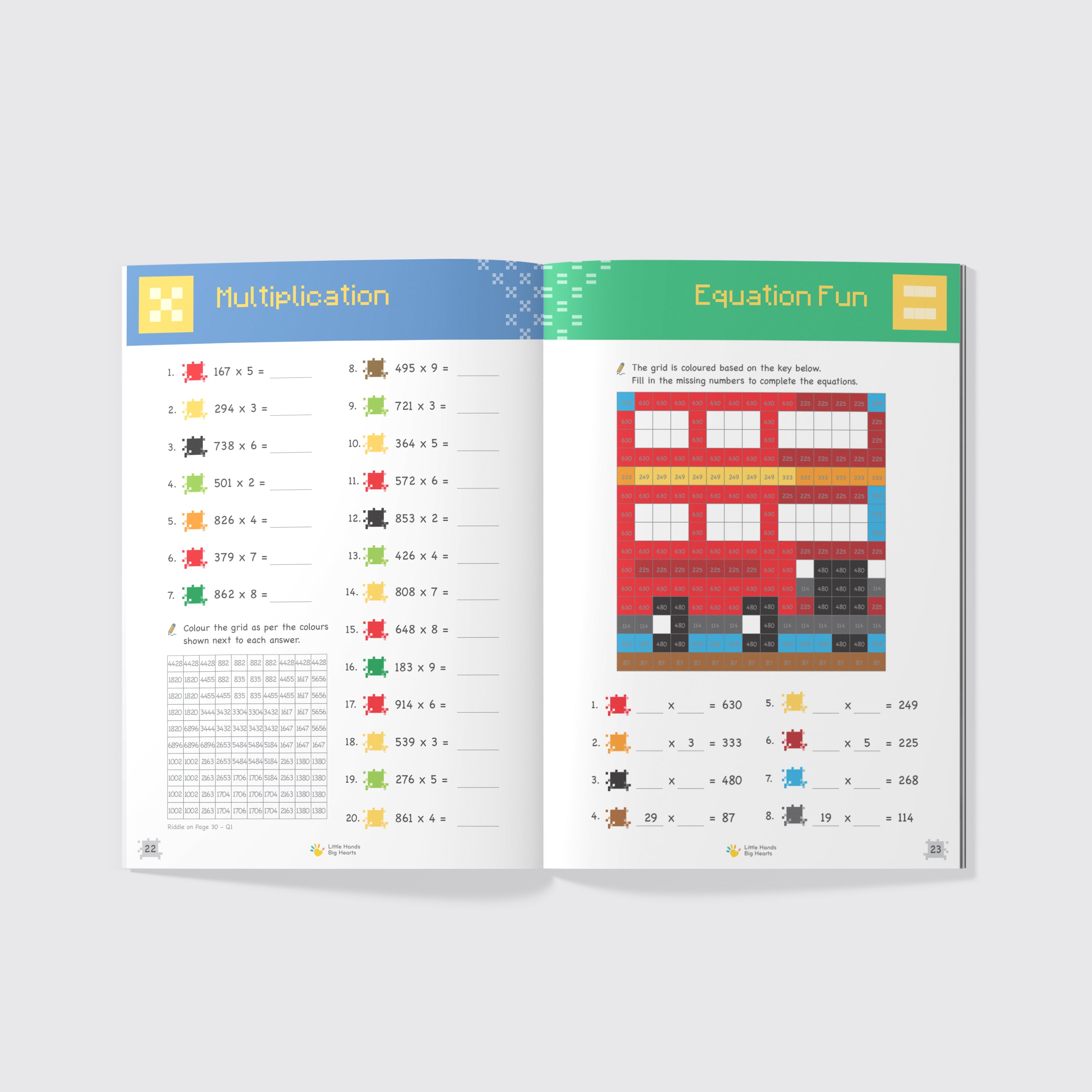 Super Math: Multiplication Adventure for Kids – littlehandsbighearts